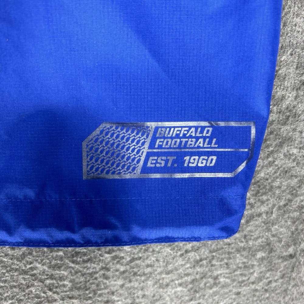 Nike On Field Bufflao Bills Sideline Coach Windbreaker Men L Blue Vented 1/4 zip - Picture 11 of 15